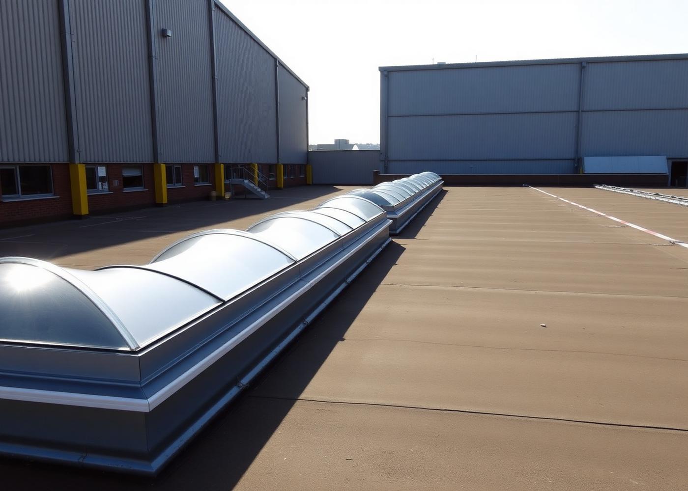 Nieuwbouw bedrijfshal met lichtstraten – Emmen